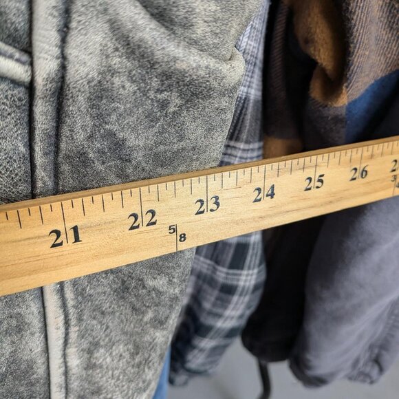 GRAIL Real 90s USFS boxy fit Territoire Redskins faded real leather jacket - Picture 7 of 8